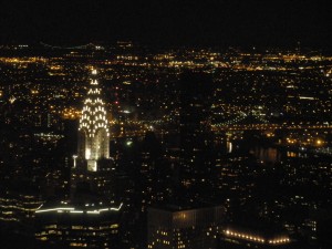 Vista del edificio Chrysler desde el Empire State Building, Nueva York / Foto: Ana B. González Carballal